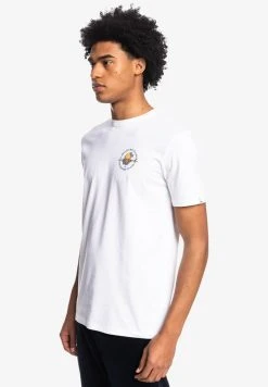 Coupon 🌟 Quiksilver OUTTA ROAD SS - Print T-shirt - White 👏 -Quiksilver shop 00b4e175734141048b1bfda156721739