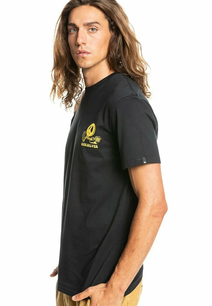Top 10 π Quiksilver NEW WORLD POUR EQYZT - Print T-shirt - Black π― 6 Top 10 π Quiksilver NEW WORLD POUR EQYZT - Print T-shirt - Black π― - Image 4