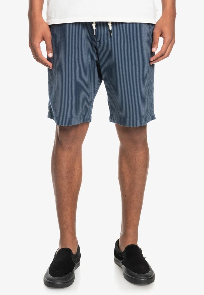 Budget π Quiksilver SHERINGA - Shorts - Insignia Blue Poplin Pinstripe π 3 Budget π Quiksilver SHERINGA - Shorts - Insignia Blue Poplin Pinstripe π