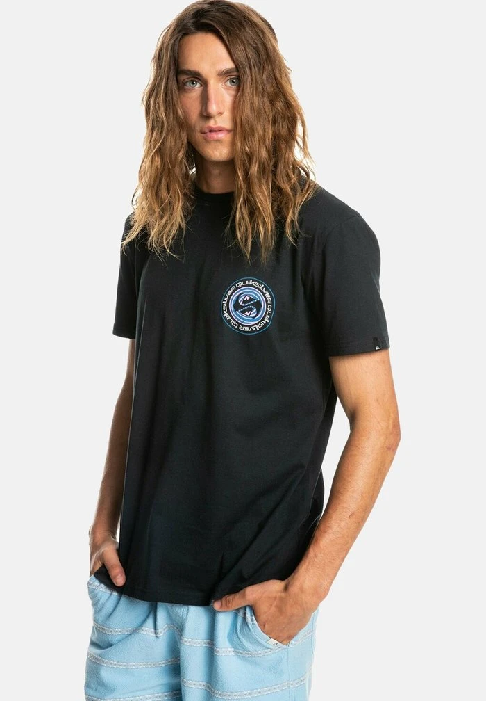 Best Pirce β Quiksilver CIRCLE GAME - Print T-shirt - Black π 6 Best Pirce β Quiksilver CIRCLE GAME - Print T-shirt - Black π - Image 4