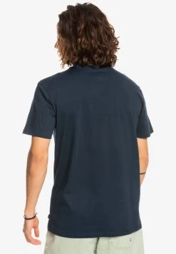 Best Pirce ❤️ Quiksilver STRIPED FLOW SS - Print T-shirt - Navy Blazer ⭐ -Quiksilver shop 01897e0615674b1688435fdf986f9d8a