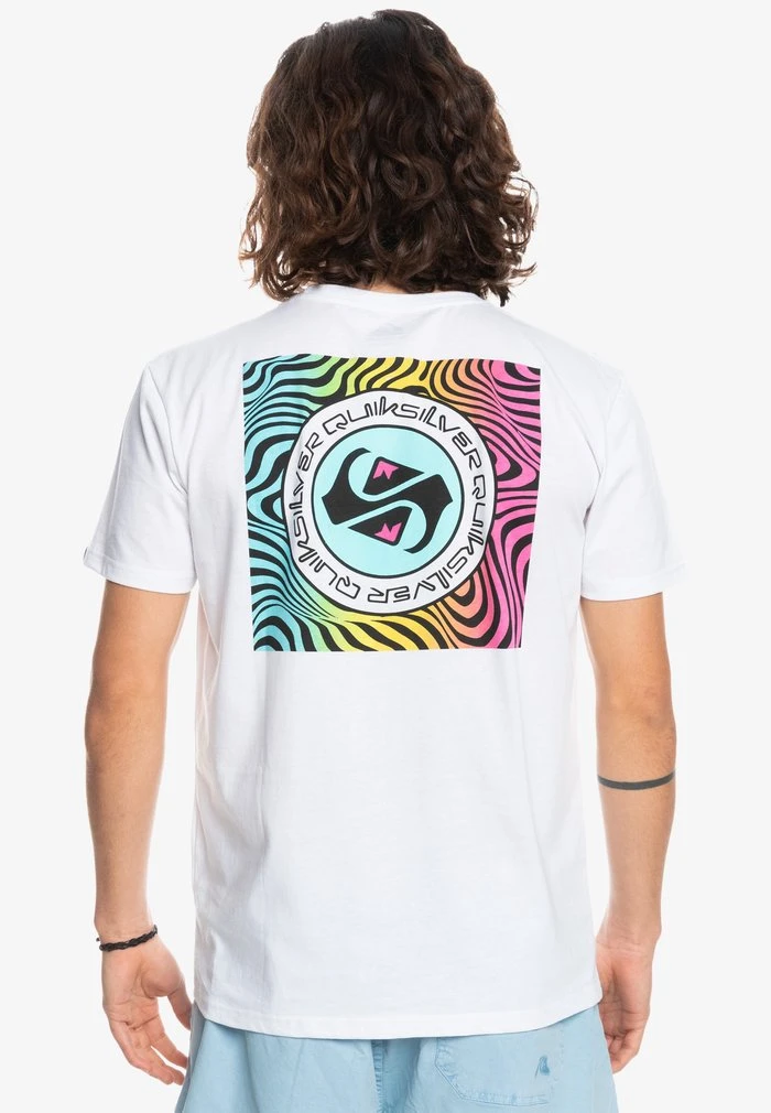 Brand new β Quiksilver SHADOW GROOVE - Print T-shirt - White π 3 Brand new β Quiksilver SHADOW GROOVE - Print T-shirt - White π