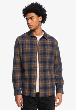 Best Sale 🎁 Quiksilver GANAWAY STRETCH - 👚 Shirt - Insignia Blue Ganaway ⭐