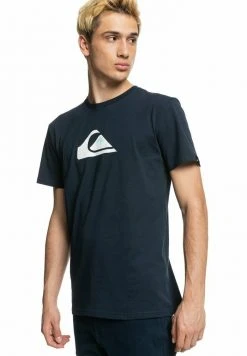 Outlet π Quiksilver COMP LOGO - Print T-shirt - Navy Blazer π
