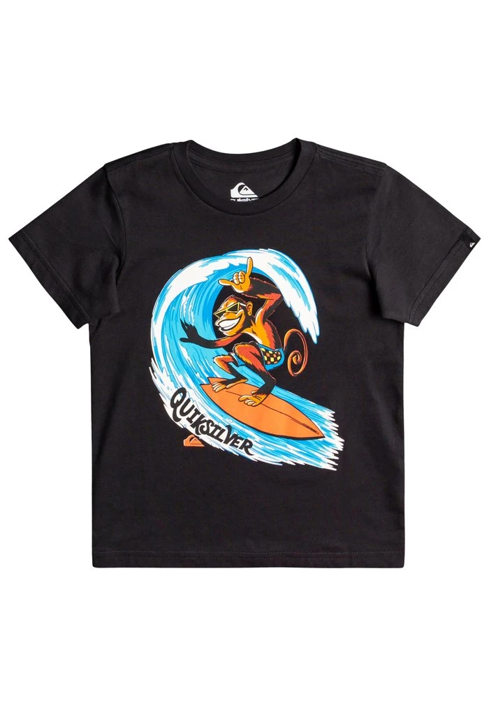 New 𧨠Quiksilver MONKEY WAVE - Print T-shirt - Black π 3 New 𧨠Quiksilver MONKEY WAVE - Print T-shirt - Black π