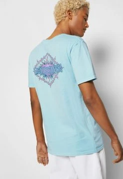 Discount 💯 Quiksilver FIRST MIND - Print T-shirt - Light Blue 👍 -Quiksilver shop 0c5b12ee55c54d428edef3f594ad7ea5