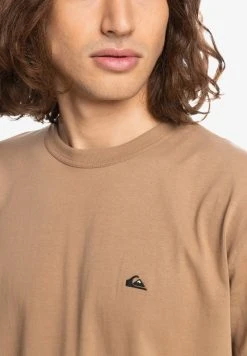 Budget 🛒 Quiksilver ESSENTIALS - Basic T-shirt - Tannin ⌛ -Quiksilver shop 0de73d8b5bd94fbca81596ebbc890659
