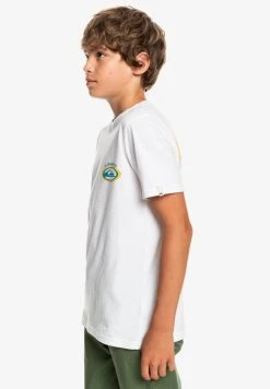 Top 10 🔥 Quiksilver Print T-shirt - White ⭐ -Quiksilver shop 0f83c885a18744f6b85cbc1760e2933a