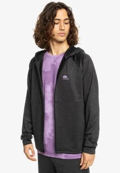 Coupon π Quiksilver TRAINING - Zip-up Sweatshirt - Black Heather β