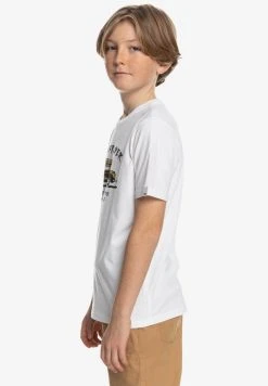 Coupon 👍 Quiksilver BEACH TRIPS SS YTH - Print T-shirt - White 🔥 -Quiksilver shop 11a28c813ef44138b6a098822cdc28ec
