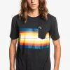 Cheapest 👏 Quiksilver RESIN TINT - Print T-shirt - Black 🛒 -Quiksilver shop 12362ace9459403f9d1b7e1f7f8739ca