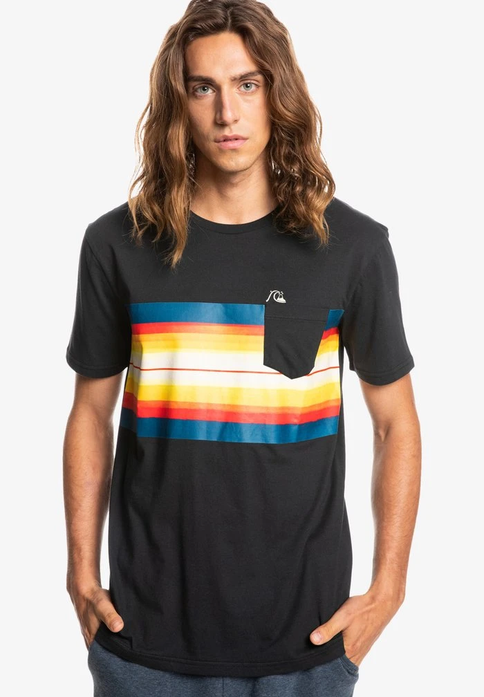 Cheapest π Quiksilver RESIN TINT - Print T-shirt - Black π 3 Cheapest π Quiksilver RESIN TINT - Print T-shirt - Black π