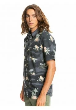 Best Pirce ⌛ Quiksilver 👕 Shirt - Black ⌛ -Quiksilver shop 12fef146a2fc4125ab86fa6a5393d3a5