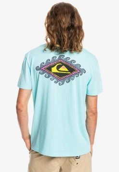 Flash Sale ✨ Quiksilver MYTHIC LIMITS - Print T-shirt - Blue 🎁 -Quiksilver shop 187112a55f0a45d4a6fe2bf3e7781637