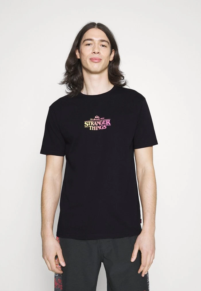 Best Pirce π Quiksilver STRANGER THINGS TEE - Print T-shirt - Black π€© 3 Best Pirce π Quiksilver STRANGER THINGS TEE - Print T-shirt - Black π€©