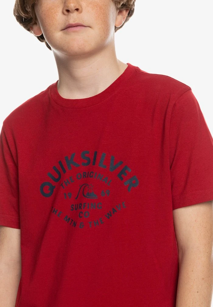 Discount π Quiksilver SCRIPT TALK FRT - Print T-shirt - Chili Pepper π 7 Discount π Quiksilver SCRIPT TALK FRT - Print T-shirt - Chili Pepper π - Image 5