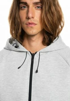 Budget 👏 Quiksilver STEP OFF - Hoodie - Light Grey Heather ✔️ -Quiksilver shop 21bd7e5c530248c09e829238bceb6954