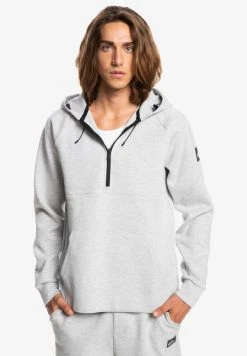 Budget 👏 Quiksilver STEP OFF - Hoodie - Light Grey Heather ✔️