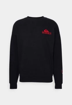 Promo 😀 Quiksilver STRANGER THINGS REEFER CREW - Sweatshirt - Black 🔥 -Quiksilver shop 2259884bdebe432eb85031a4c5a390e0