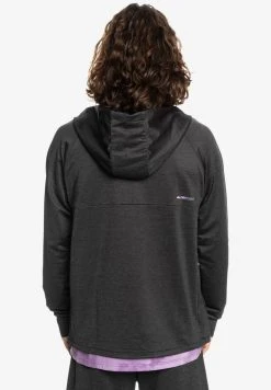 Coupon 👏 Quiksilver TRAINING - Zip-up Sweatshirt - Black Heather ⭐ -Quiksilver shop 2569668d447f40b7a803dae5c6929413