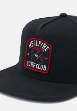 Discount 🧨 Quiksilver STRANGER THINGS UPSIDE DOWN PANEL UNISEX - Cap - Black 👍 -Quiksilver shop 27bda36b56ec4253b6ffc8185b926a83