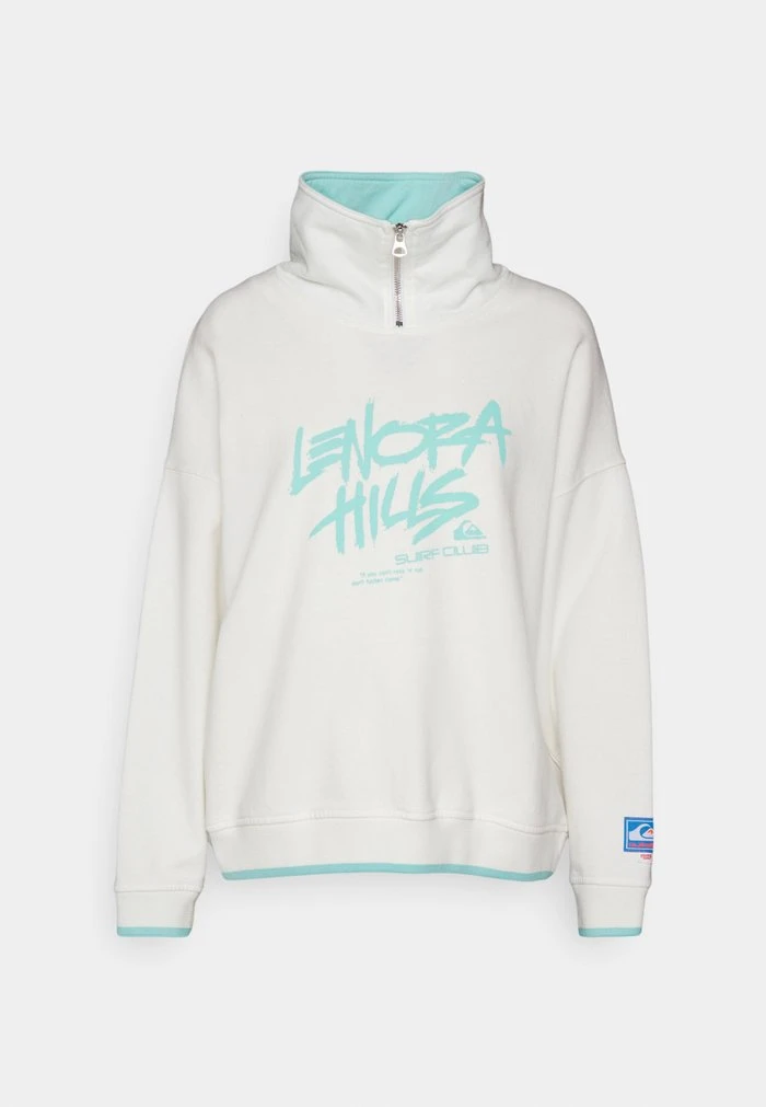 Best Sale π Quiksilver STRANGER THINGS LENORA HALF ZIP - Sweatshirt - Snow White π 8 Best Sale π Quiksilver STRANGER THINGS LENORA HALF ZIP - Sweatshirt - Snow White π - Image 6