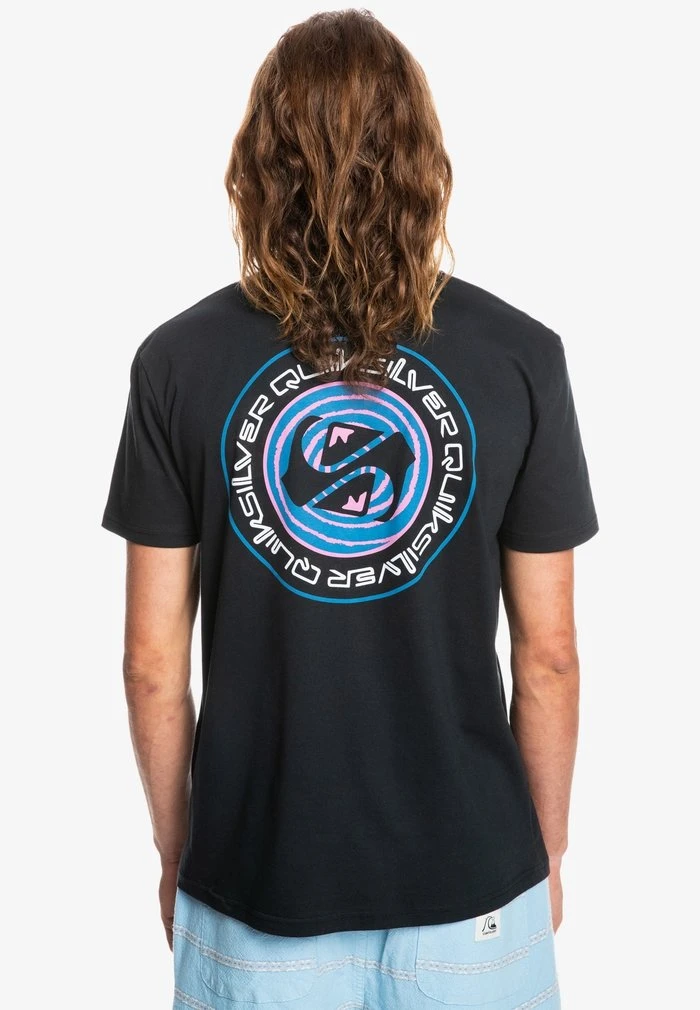 Best Pirce β Quiksilver CIRCLE GAME - Print T-shirt - Black π 5 Best Pirce β Quiksilver CIRCLE GAME - Print T-shirt - Black π - Image 3