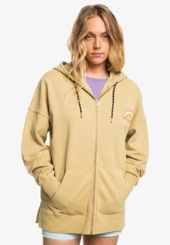 Best Sale π€© Quiksilver Zip-up Sweatshirt - Beige π₯°