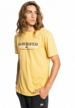 Brand new 😉 Quiksilver LINED UP - Print T-shirt - Rattan 😉 -Quiksilver shop 2da589ce92fb43338d651f58c97e295e