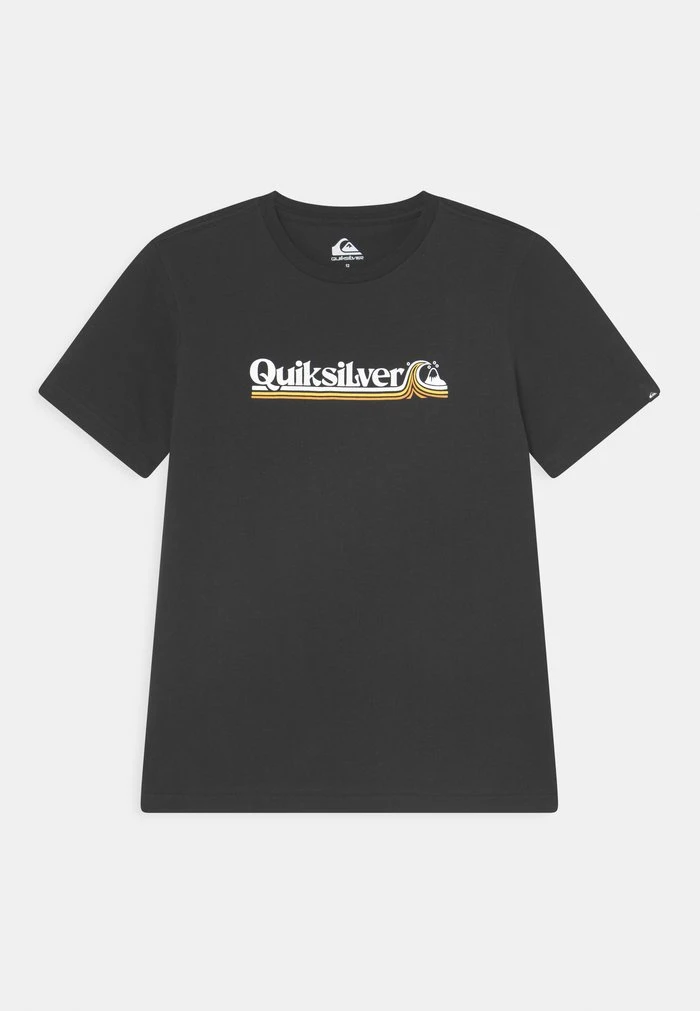 Top 10 β€οΈ Quiksilver ALL LINED UP - Print T-shirt - Black π 3 Top 10 β€οΈ Quiksilver ALL LINED UP - Print T-shirt - Black π