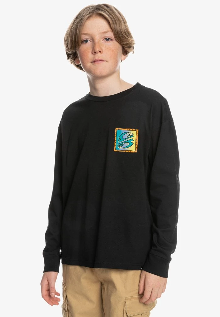 Promo π₯° Quiksilver RADICAL TIMES - Long Sleeved Top - Black β 3 Promo π₯° Quiksilver RADICAL TIMES - Long Sleeved Top - Black β