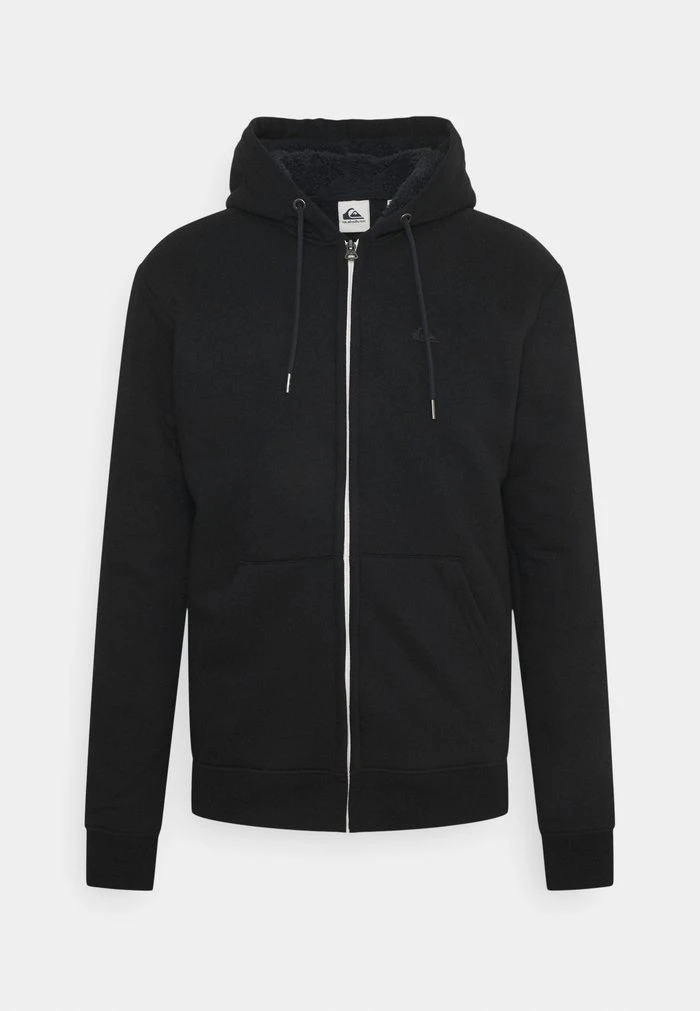 Best Sale π Quiksilver ESSENTIALS - Zip-up Sweatshirt - Black π 3 Best Sale π Quiksilver ESSENTIALS - Zip-up Sweatshirt - Black π