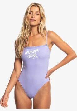 Discount 👍 Quiksilver STRANGER THINGS LENORA - 🩱 Swimsuit - Jacaranda 😉