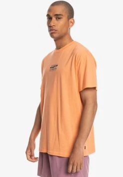 Cheapest 👏 Quiksilver WORLD TOUR - Print T-shirt - Cantaloupe ✨ -Quiksilver shop 34f934192c3d4997b73cae297193b771
