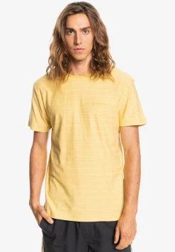 Hot Sale 🤩 Quiksilver KENTIN - Print T-shirt - Yellow ✨
