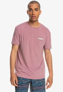 Best deal β€οΈ Quiksilver OUTDOOR TEE - Print T-shirt - Dusty Orchid π