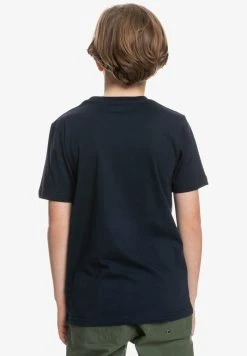 Budget 👏 Quiksilver BEACH TRIPS SS YTH - Print T-shirt - Navy Blazer 🔔 -Quiksilver shop 38dc6d8e087f4325becb5b32b8ed2d37