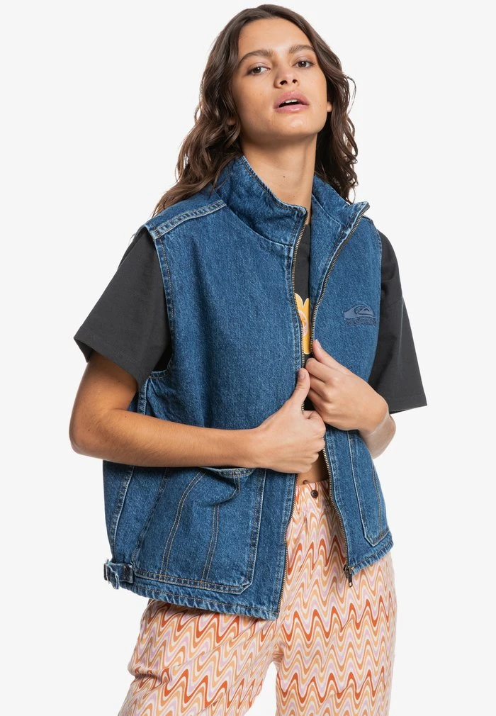 Discount βοΈ Quiksilver ROAD NIGHT - Waistcoat - Medium Blue 𧨠3 Discount βοΈ Quiksilver ROAD NIGHT - Waistcoat - Medium Blue π§¨