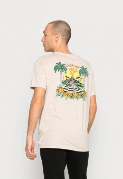 Cheap 😉 Quiksilver LITTLE PARADISE SS - Print T-shirt - Birch 🥰