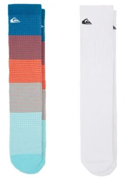 Best Sale 😉 Quiksilver 2 PACK - 🧦 Socks - White/blue ⌛ -Quiksilver shop 3bb7ae4342974cb9b58e9d6688ccdcb4