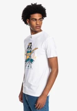 Brand new 🎉 Quiksilver HOT MOTION SS - Print T-shirt - White 💯 -Quiksilver shop 3daa65579e61498e9f5f349fd1cf1f95
