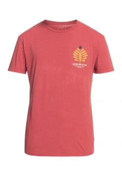 New 🔔 Quiksilver PROMOTE THE STOKE - Print T-shirt - Burnt Ochre ✨ -Quiksilver shop 3de73ec6dd864c04ba7c2a2421050b04