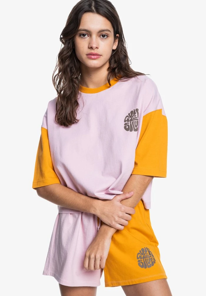 Buy π Quiksilver VINTAGE CAMISETA DE MANGA - Print T-shirt - Bleached Mauve π 3 Buy π Quiksilver VINTAGE CAMISETA DE MANGA - Print T-shirt - Bleached Mauve π