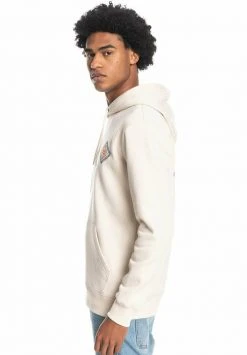 Promo 👏 Quiksilver Hoodie - Oatmeal 👍 -Quiksilver shop 41102082d25544f7bb4ca07cf1b59340