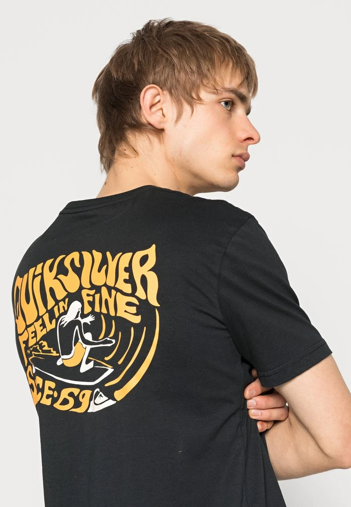 Best deal π Quiksilver SMOOTH MOVE SS - Print T-shirt - Black π 7 Best deal π Quiksilver SMOOTH MOVE SS - Print T-shirt - Black π - Image 5