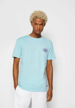 Discount 💯 Quiksilver FIRST MIND - Print T-shirt - Light Blue 👍 -Quiksilver shop 42e8e86303384cf58f01b8263b3cbdaf