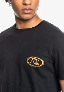 Cheap 💯 Quiksilver OVAL SCRIPT SS - Print T-shirt - Black ⌛ -Quiksilver shop 42f01d0b25174ffd8fb34f16814ca3c8