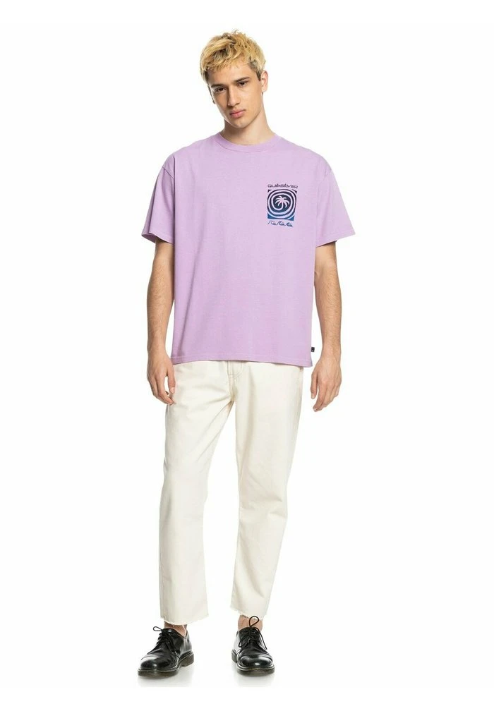 Budget βοΈ Quiksilver Print T-shirt - Lavender π 4 Budget βοΈ Quiksilver Print T-shirt - Lavender π - Image 2