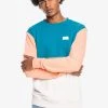 Hot Sale ⭐ Quiksilver TAPED - Sweatshirt - Sea Port 🧨 -Quiksilver shop 43ea2feb1bf34478a7f3abd8e6d3cbce