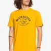 Best deal ⭐ Quiksilver SCRIPT - Print T-shirt - Golden Rod ❤️ -Quiksilver shop 462862555ae44f48ac374fd845786859